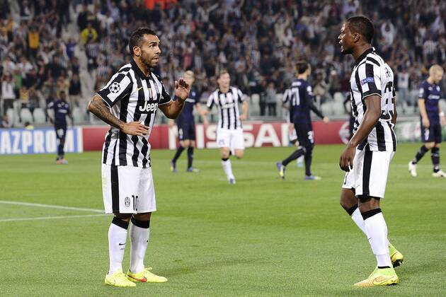 Juventus Turin - Malmö FF Torjubel Carlos Tevez 