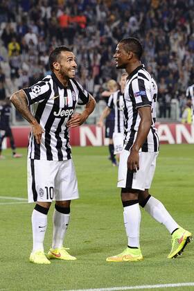Juventus Turin - Malmö FF Torjubel Carlos Tevez 
