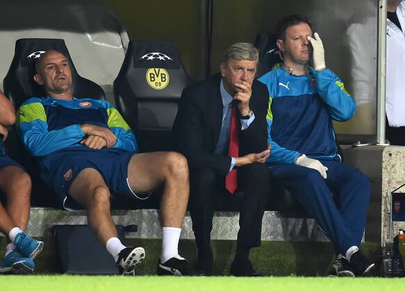 16.09.2014, Fussball, Saison 2014 15, UEFA Champions League, Vorrunde, Borussia Dortmund - Arsenal London Trainer Arsene Wenger (Arsenal London), mi.