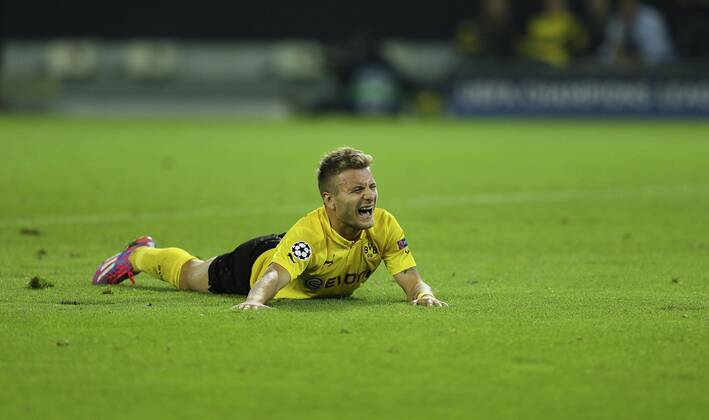 Ciro Immobile - Borussia Fussball - Championsleague am Di. 16.09.2014 Gruppenspiel Bor. Dortmund - Arsenal London 2 - 0