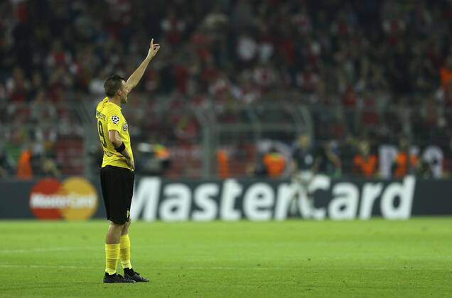 Kevin Grosskreutz - Borussia Fussball - Championsleague am Di. 16.09.2014 Gruppenspiel Bor. Dortmund - Arsenal London 2 - 0