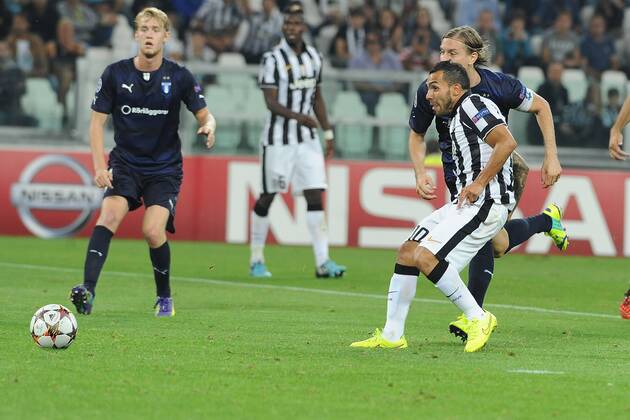 Juventus Turin - Malmö FF Tor Carlos tevez xHOCHxZWEIx xItalyxPhotoxPressx 