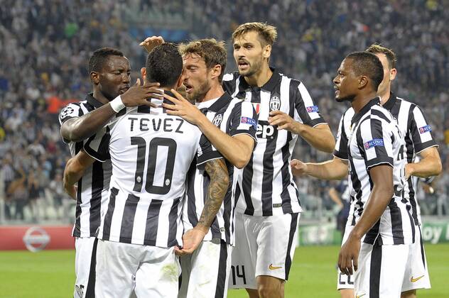 Jubel Juve Carlos Tevez, Torjubel Juventus Turin - Malmö FF filippoxalfero