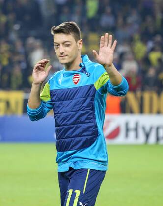 Dortmund, Fussball Herren, UEFA Champions League, Saison 2014 2015, Spieltag 1, Gruppe D, Borussia Dortmund vs Arsenal London FC , 16.09.2014, BVB Stadion, Dortmund, Mesut Özil, Arsenal FC,