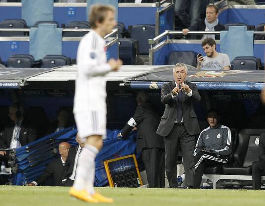 Real Madrid s coach Carlo Ancelotti during Champions League 2014 2015 match.September 16,2014.  (20423740)