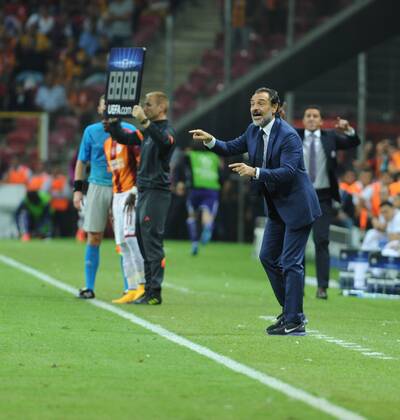 UEFA Champions League Group D match between Galatasaray AS v RSC Anderlecht at Turk Telekom Arena in Istanbul, Turkey on September 16, 2014. Score: Galatasaray 1 - Anderlecht 1 Pictured: Coach Cesare Prandelli of Galatasaray. 