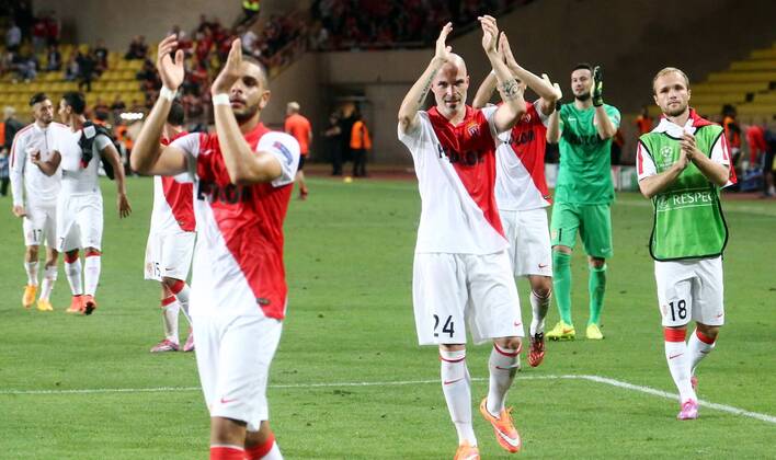 Andrea RAGGI - Jubel Monaco AS Monaco vs Bayer Leverkusen - Champions League - 16 09 2014 Henemx 
