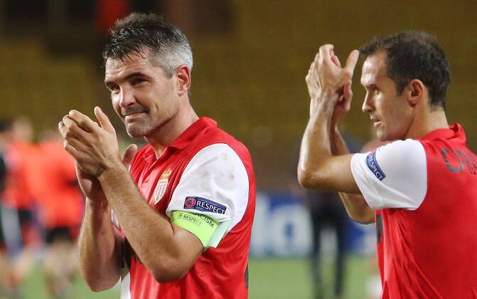 Jeremy TOULALAN Carvalho - Jubel Monaco AS Monaco vs Bayer Leverkusen - Champions League - 16 09 2014 Henemx 