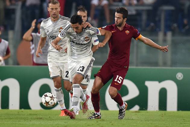 Georgi Milanov Cska, Miralem Pjanic Roma AS Rom - ZSKA Moskau andreaxstaccioli