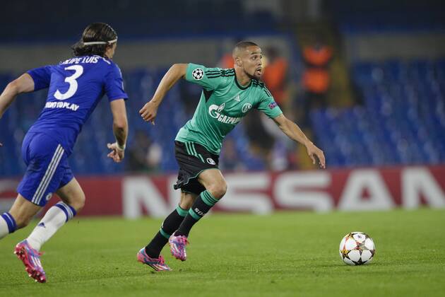 17.09.2014. London, England. Champions League Group Stage. Chelsea versus FC Schalke 04. Sidney Sam of FC Schalke in action xCraigxMercerx  ActionPlus19090429