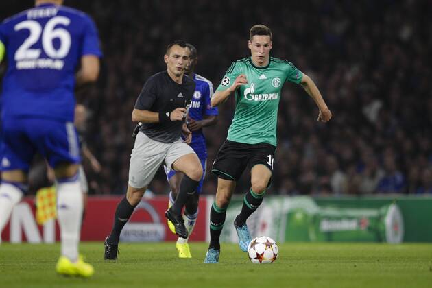 17.09.2014. London, England. Champions League Group Stage. Chelsea versus FC Schalke 04. Julian Draxler of FC Schalke in action xCraigxMercerx  ActionPlus19090430