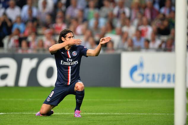 Edinson Cavani (psg) Ajax Amsterdam vs Paris St Germain - Champions League - 17 09 2014 AnthonyBIBARD FEPx 