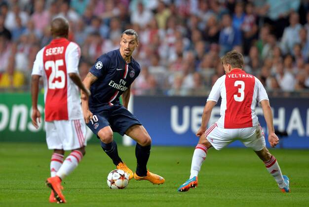 Zlatan Ibrahimovic (psg) Ajax Amsterdam vs Paris St Germain - Champions League - 17 09 2014 AnthonyBIBARD FEPx 