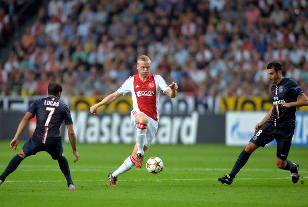 Kolbeinn Sigthorsson (aja) Ajax Amsterdam vs Paris St Germain - Champions League - 17 09 2014 AnthonyBIBARD FEPx 