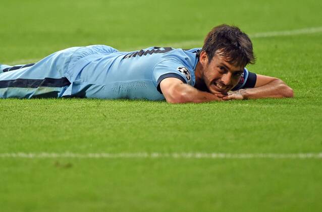 17.09.2014, xjhx, Fussball Champions League, FC Bayern München - Manchester City, v.l. David Silva (Manchester City FC)