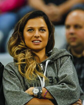 Anna, Frau von Robert LEWANDOWSKI, BVB 9 FC BAYERN München - MANCHESTER CITY 1-0 , Fussball UEFA Champions League, Gruppenphase, München, 17.09.2014 CL Saison 2014 2015, FCB, München