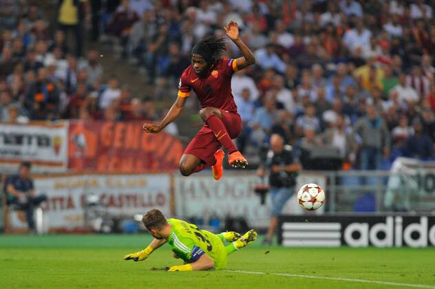 Champions League, AS Rom - ZSKA Moskau Gervinho Keeper Igor Akinfeev xHOCHxZWEIx xItalyxPhotoxPressx 