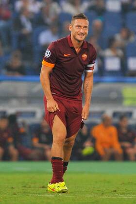 Champions League, AS Rom - ZSKA Moskau Francesco Totti xHOCHxZWEIx xItalyxPhotoxPressx 