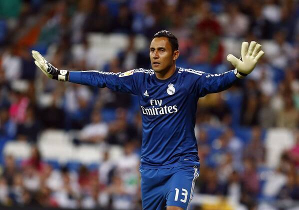 League BBVA match played between Real Madrid and FC Elche. In this picture, Keylor Navas. xBEATRIZxGUZMANx