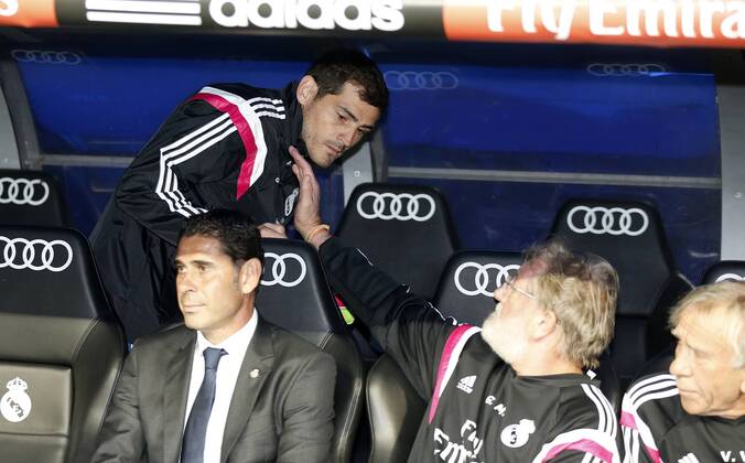 League BBVA match played between Real Madrid and FC Elche. In this picture, Iker Casillas in the bench. xJOSExA.xGARCIAx