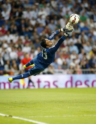 League BBVA match played between Real Madrid and FC Elche. In this picture, Keylor Navas. xJOSExA.xGARCIAx