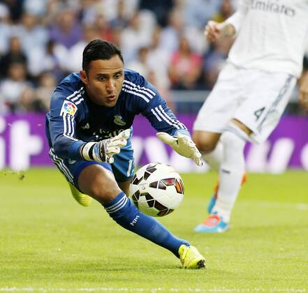 League BBVA match played between Real Madrid and FC Elche. In this picture, Keylor Navas. xJOSExA.xGARCIAx
