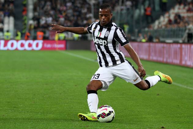 Sept. 24, 2014 - Turin, Italy - Juventus defender Patrice Evra (33) in action during the Italian Serie A football match Juventus Vs Cesena on September 24, 2014 at Juventus Stadium in Turin. Soccer, Serie A: Juventus v Cesena - ZUMAn230