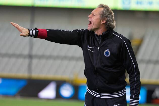 - BRUGGE, BELGIUM: Club s head coach Michel Preud homme gestures during a Cofidis Cup 1 16 final game between Club Brugge and Eendracht Aalst (D2), in Brugge, Wednesday 24 September 2014. KURTxDESPLENTER 04336563