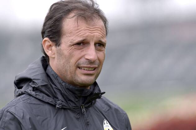 Massimiliano Allegri, Turin Training von Juventus Turin in Madrid filippoxalfero