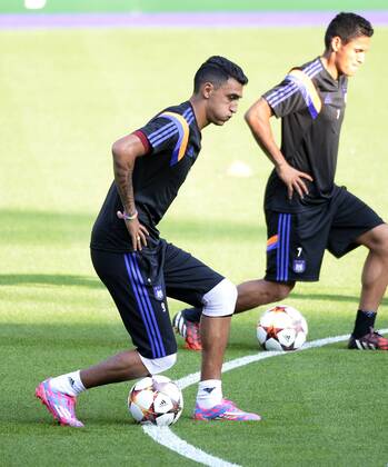 Matias Suarez of RSC Anderlecht Training RSC Anderlecht - 30 09 2014 xPhotoNewsx 