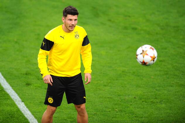 Milos Jojic BRUSSELS, Dortmund s player pictured during a training session of BVB Borussia Dortmund, in Brussels, Tuesday 30 September 2014. LUCxCLAESSEN  premiumd Highlight 04407396