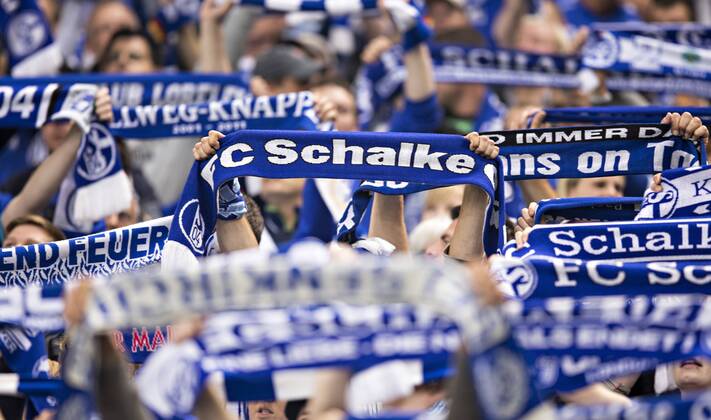 Gelsenkirchen, 30.09.2014, Veltins Arena, Fußball S04 Fans FC Schalke 04