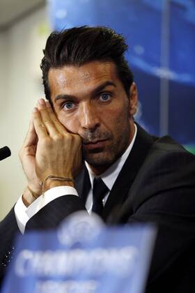 PK Juventus Turin in Madrid Gianluigi Buffon attends press conference. xFOTOxCHEMAxREYx 