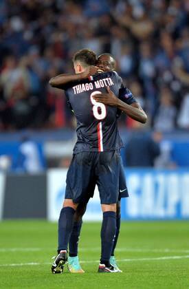 Blaise Matuidi (psg) - Thiago Motta (psg) Paris St. Germain PSG - FC Barcelona (Barca) xAnthonyBIBARDxFEPx 