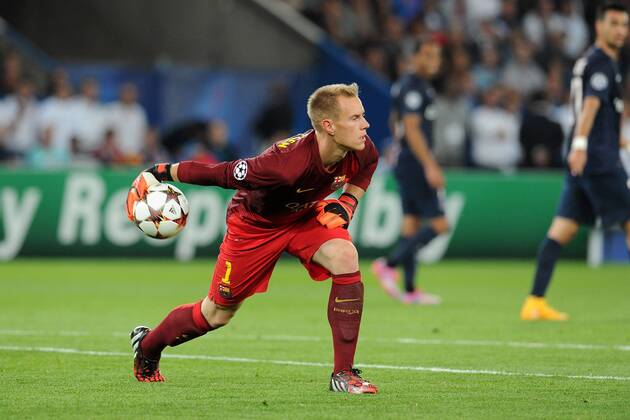 Marc Andre Ter Stegen (Barcelona) Paris St. Germain PSG - FC Barcelona (Barca) 30 09 2014 NxLeGouicxFEPx 