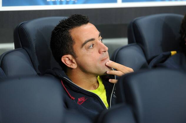 Xavi Hernandez (Barcelona) Paris St. Germain PSG - FC Barcelona (Barca) 30 09 2014 NxLeGouicxFEPx 