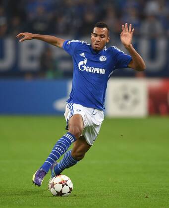 30.09.2014, Fussball, Saison 2014 15, UEFA Champions League, Vorrunde, FC Schalke 04 - NK Maribor 1:1 Eric Maxim Choupo Moting, Eric Maxim Choupo-Moting (FC Schalke 04)