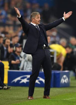 30.09.2014, Fussball, Saison 2014 15, UEFA Champions League, Vorrunde, FC Schalke 04 - NK Maribor 1:1 Trainer Jens Keller (Schalke 04)