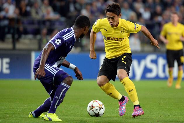 Shinji Kagawa of Borussia Dortmund Brüssel, RSC Anderlecht - BVB Borussia Dortmund Champions League PhotoNewsx 