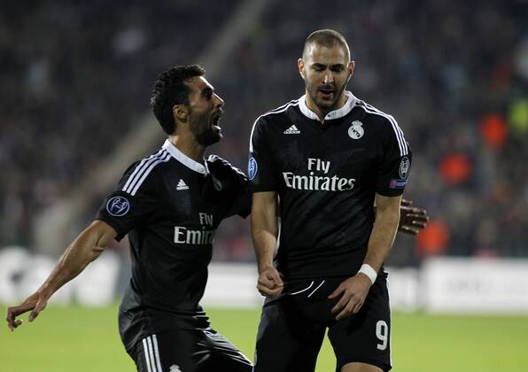 Champions League, PFC Ludogorez Rasgrad - Real CF Madrid In this picture, Karim Benzema celebrates his goal. xJOSExA.xGARCIAx 