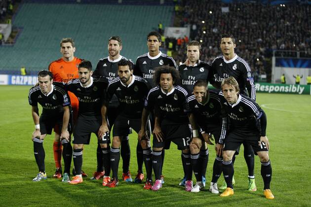 Champions League - Real CF Madrid In this picture, Real Madrid line-up players. xJOSExA.xGARCIAx 