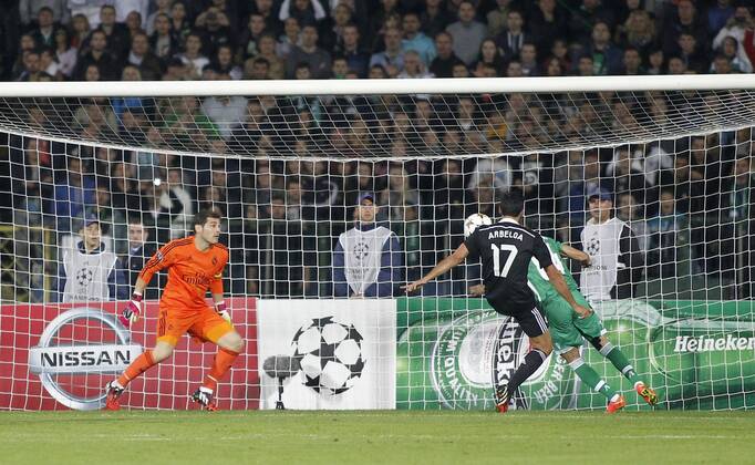 Champions League, PFC Ludogorez Rasgrad - Real CF Madrid In this picture, Marcelinho scores his goal. xJOSExA.xGARCIAx 