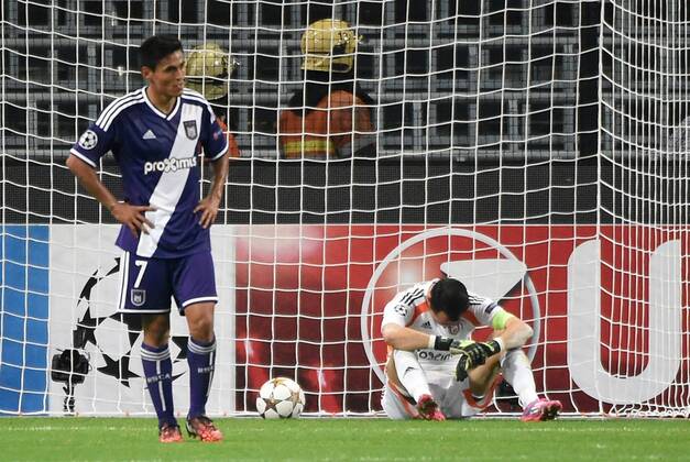 Silvio Proto of RSC Anderlecht FOOTBALL : Anderlecht vs Dortmund - Ligue des Champions - Bruxelles - 01 10 2014 PhotoNews Panoramic 