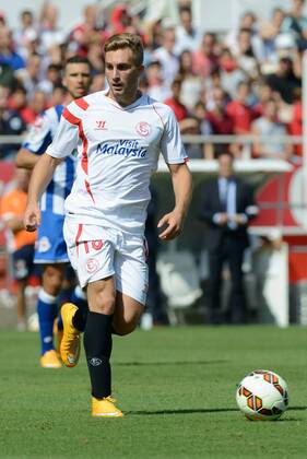 Seville, Spain, october 5, 2014: Sevilla s Gerard Deulofeu Sevilla FC and Deportivo de la Coruna (PHOTO: CARLOSxBOUZA CORDON PRESS) 
