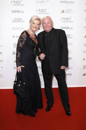 Ulli Wegner mit Ehefrau Margret bei der Verleihung des Medienpreises Goldene Henne 2014 in der Neuen Messe. Leipzig, 10.10.2014 xR.xHardex xFuturexImage