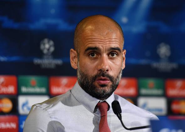 FUSSBALL CHAMPIONS LEAGUE SAISON 2014 2015 Vorrunde AS Rom - FC Bayern Muenchen 20.10.2014 Pressekonferenz FC Bayern Muenchen: Trainer Pep Guardiola 