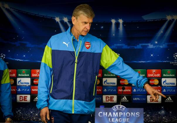 - BRUSSELS, BELGIUM: Arsenal s manager Arsene Wenger pictured during a press conference of English team Arsenal, in Brussels, Tuesday 21 October 2014. Tomorrow Arsenal is playing against Belgian soccer team RSCA Anderlecht on day 3 of the group stage of the UEFA Champions League competition, in group D. VIRGINIExLEFOUR  premiumd 20143610