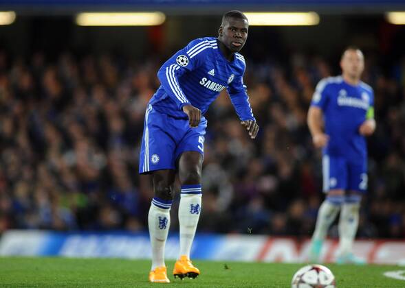 Football - 2014 2015 Champions League - Group G: Chelsea vs. Maribor Chelsea s Kurt Zouma at Stamford Bridge. COLORSPORT ANDREW COWIE