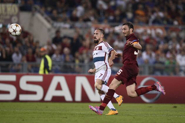 Rom, 21.10.2014 - UEFA Champions League 2014 2015 - AS Rom vs FC Bayern München - Franck Ribery 