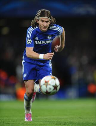 Football - 2014 2015 Champions League - Group G: Chelsea vs. Maribor Chelsea s Filipe Luis at Stamford Bridge. COLORSPORT ANDREW COWIE